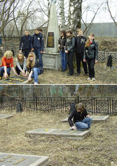 10:35 Шумерлинские школьники благоустраивают памятники павшим в годы Великой Отечественной войны